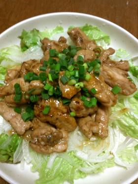 鶏せせりのわさび焼き